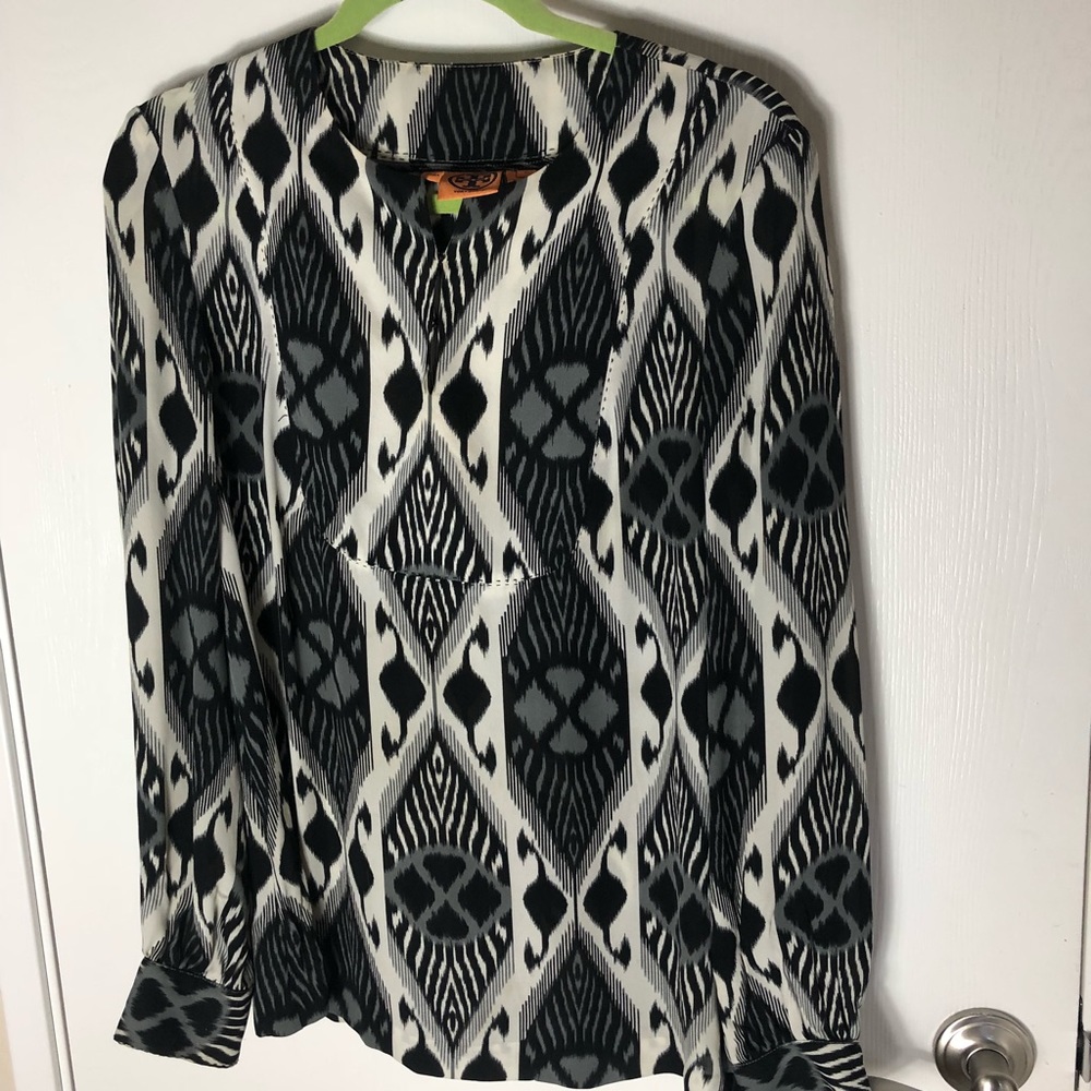 Beautiful TORY BURCH Silk Blouse - Size 10